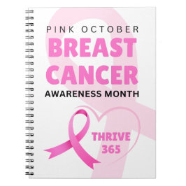 Thrive 365 Breast Cancer Awareness Month 2024 Notitieboek