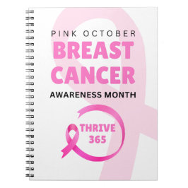 Thrive 365 Breast Cancer Awareness Month 2024 Notitieboek