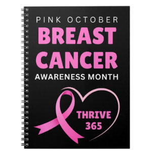 Thrive 365 Breast Cancer Awareness Month 2024 Notitieboek