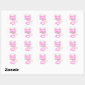 Thrive 365 Breast Cancer Awareness Month 2024 Ronde Sticker (Vel)