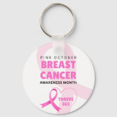 Thrive 365 Breast Cancer Awareness Month 2024 Sleutelhanger (Achterkant)