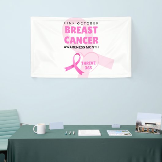 Thrive 365 Breast Cancer Awareness Month 2024 Spandoek (Beurs)