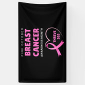 Thrive 365 Breast Cancer Awareness Month 2024 Spandoek (Verticaal)