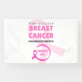 Thrive 365 Breast Cancer Awareness Month 2024 Spandoek (Horizontaal)