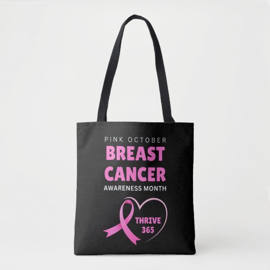Thrive 365 Breast Cancer Awareness Month 2024 Tote Bag (Voorkant)