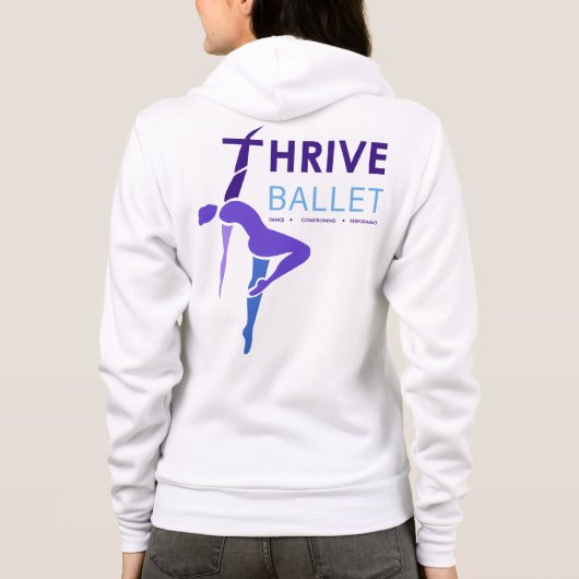 Thrive Ballet Zip over hoodie (Achterkant)