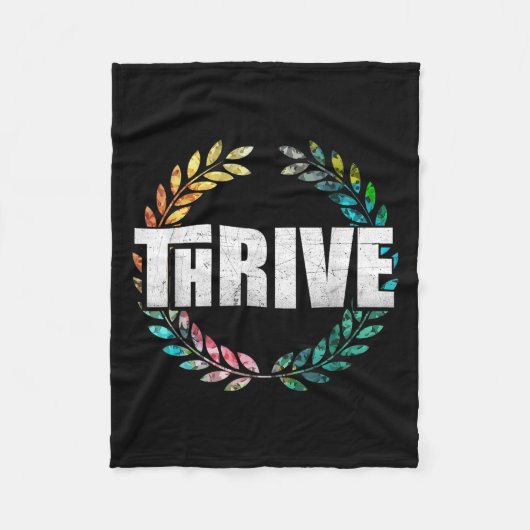 Thrive  fleece deken (Voorkant)