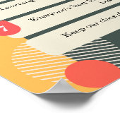 Thrive & Learn: Classroom Rules Poster (bewerkbaar (Hoek)