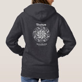 Thrive Mantra Mandala Sweatshirt Hoodie (Achterkant)