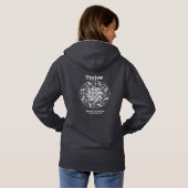 Thrive Mantra Mandala Sweatshirt Hoodie (Achterkant volledig)