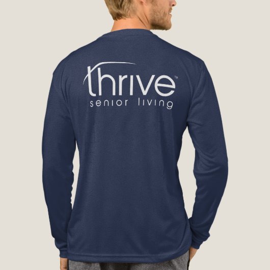 Thrive T-shirt met lange mouwen (Achterkant volledig)