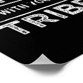 Thrive With Your Tribe Shirt Gift Poster (Hoek)