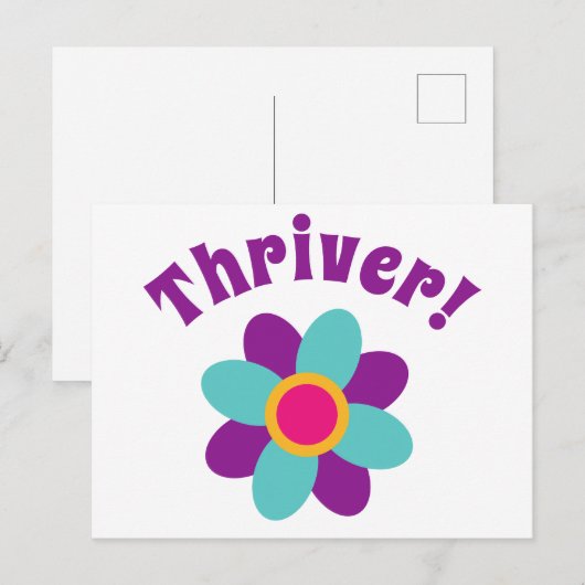 Thriver! Briefkaart (Voorkant / Achterkant)