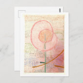 "Thriving" Bloemschilderij van Paul Klee Briefkaar Briefkaart (Voorkant / Achterkant)