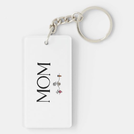 Thriving Roots Mom Keychain (achterkant)