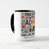 Thriving with ADHD - Ouderschap met ADHD Mok (Voorkant links)