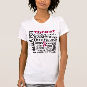 Throat Cancer Awareness Walk T-shirt