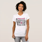 Throat Cancer Awareness Walk T-shirt (Voorkant volledig)