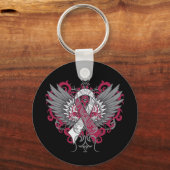 Throat Cancer Cool Sleutelhanger (Voorkant)