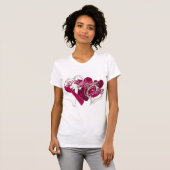 Throat Cancer Love Hope Cure T-shirt (Voorkant volledig)