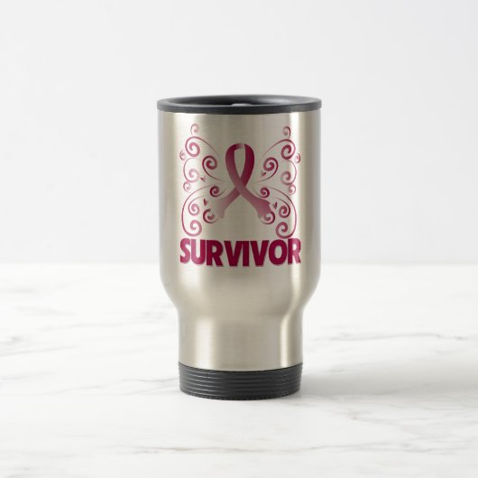 Throat Cancer Survivor Butterfly Reisbeker (Center)