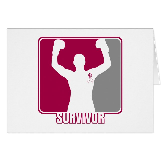Throat Cancer Winning Survivor (Voorkant Horizontaal)