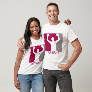 Throat Cancer Winning Survivor T-shirt
