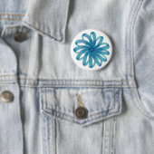 Throat Chakra Healing Art #1 Ronde Button 5,7 Cm (In situ)