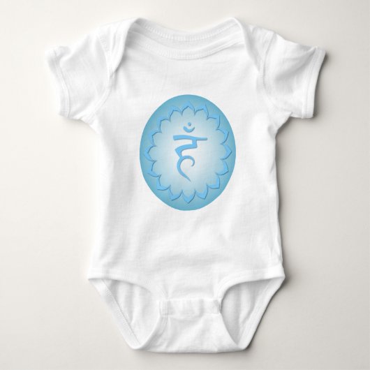 Throat Chakra - Light Blue Romper (Voorkant)