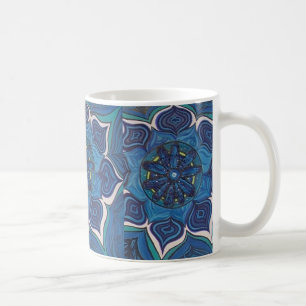 Throat Chakra Lotus Flower Koffiemok