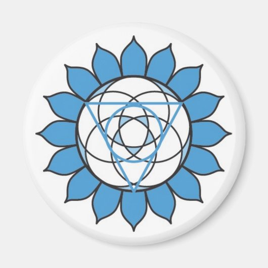 Throat Chakra Magnet (Voorkant)