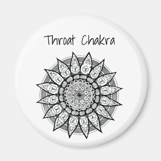 Throat Chakra magnet (Voorkant)
