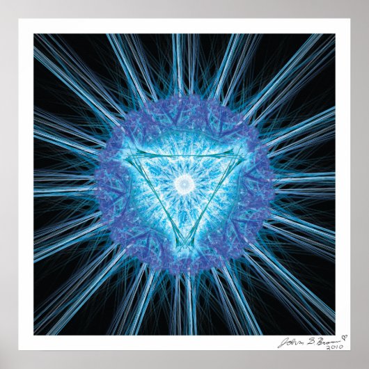 Throat Chakra Poster (Voorkant)