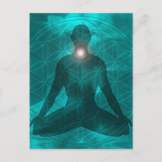 Throat Chakra Vishuddha Briefkaart (Voorkant)