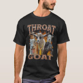 Throat Goat Funny Offensive Adult Humor Y2K Graphi T-shirt (Voorkant)