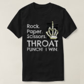 Throat Punch Rock Paper Scissors geïnspireerd op R T-shirt (Design voorkant)