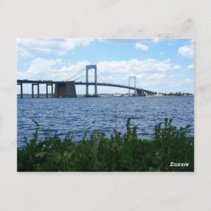 Throgs Neck Bridge Queens New York Briefkaart