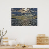 Throgs Neck & Whitestone Bridges Poster (Keuken)