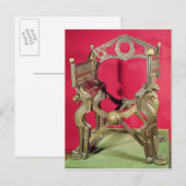 Throne of King Dagobert Briefkaart (Voorkant / Achterkant)