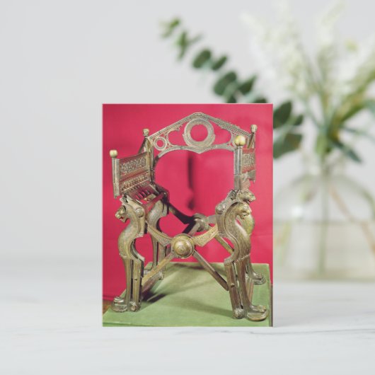 Throne of King Dagobert Briefkaart (Staand voorkant)