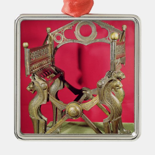 Throne of King Dagobert Metalen Ornament (Voorkant)