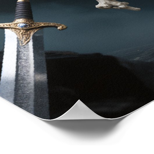 Throne of Runes: blinde ziener van het lege Poster (Hoek)