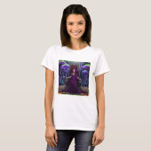 Throne of the Glowing mushrooms T-shirt (Voorkant volledig)