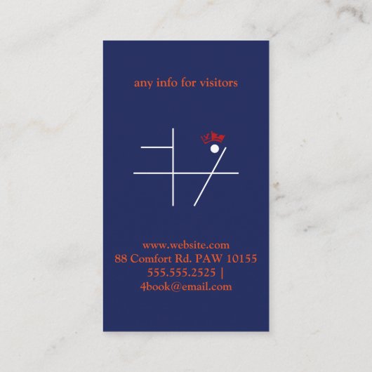 Throne Red op DeepBlue Visitekaartje (Achterkant)