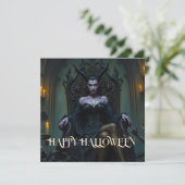 Throned Demon Queen bij kaarslicht (Staand voorkant)
