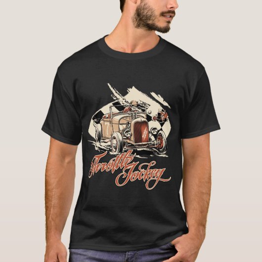 Throttle Jockey - Roadster Race T-shirt (Voorkant)