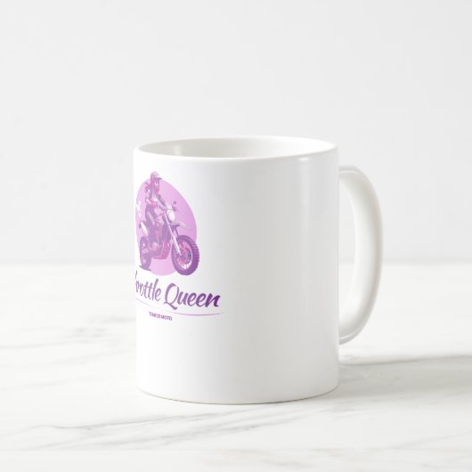 Throttle Queen Coffee Mug Koffiemok (Voorkant rechts)