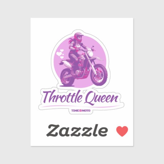  Throttle Queen Sticker (Vel)
