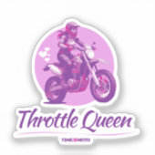  Throttle Queen Sticker (Voorkant)