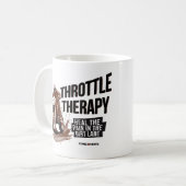 Throttle Therapy Dirt Bike Coffee Mug Koffiemok (Voorkant links)